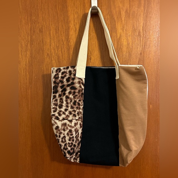 NWT Refried Apparel One Of A Kind Handmade Recycled Fabric Tote Bag - Picture 1 of 8